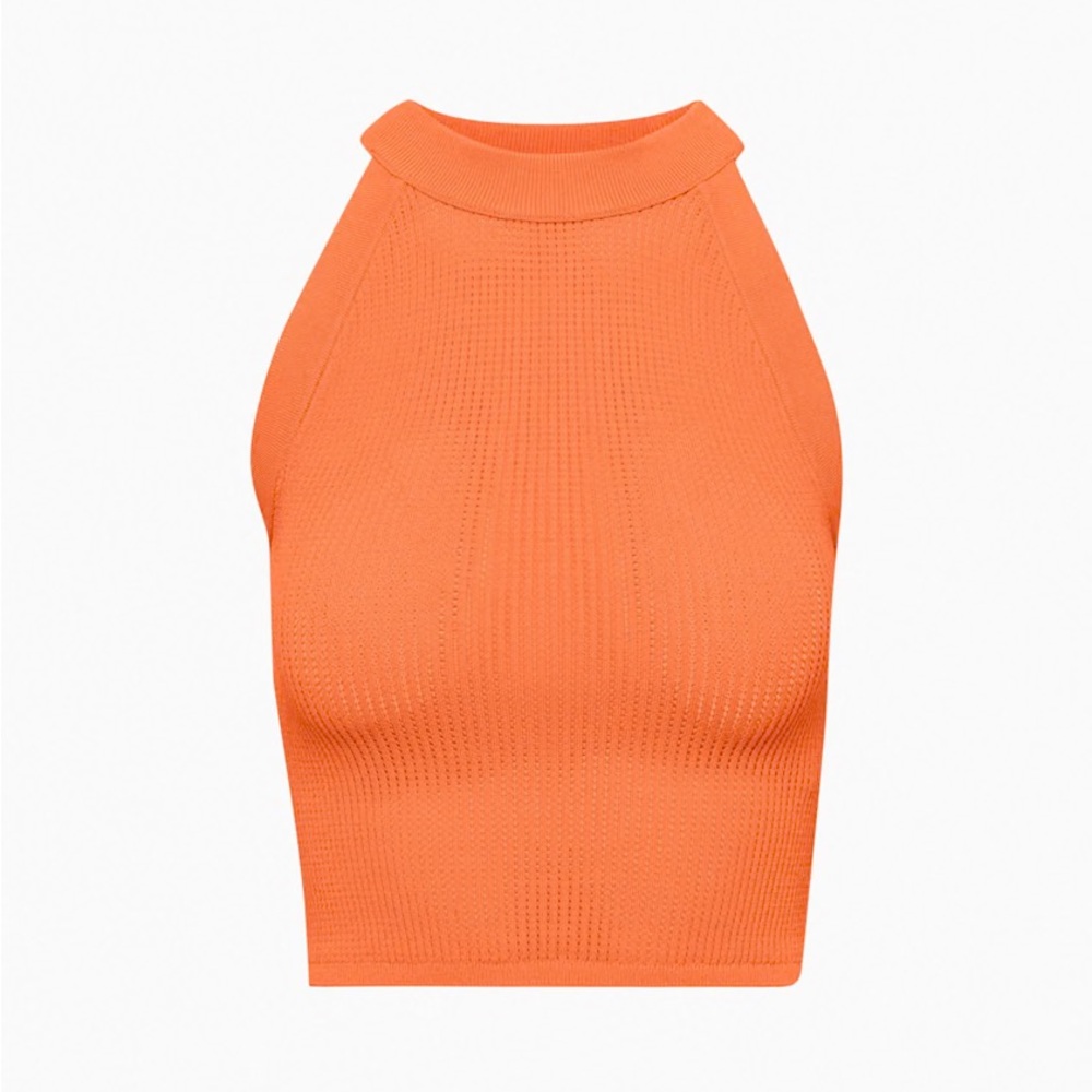 Babaton New Sculpt Knit Halter Top